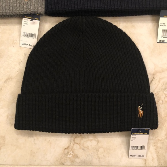 Polo Ralph Lauren Wool Beanie NWT - Picture 2 of 6